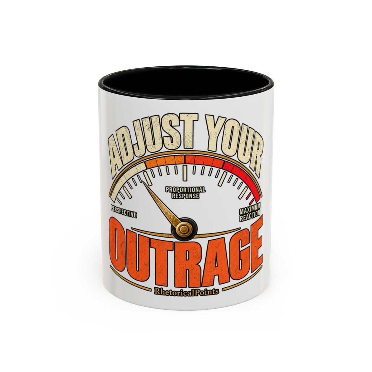 Adjust Your Outrage Accent Mug