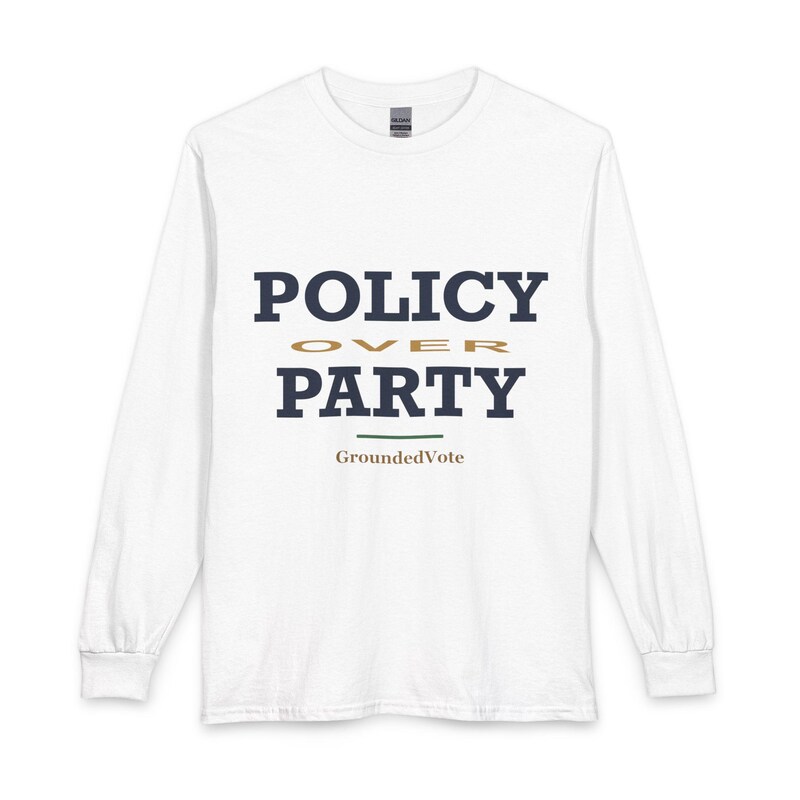 Policy Over Party Long Sleeve Tee